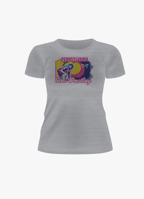 MyHOUSE PA Girls Wrestling Sublimated Decal T Shirt - Image 2