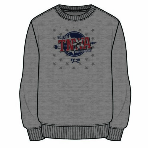 TNWA Sublimated Decal Grey Crewneck
