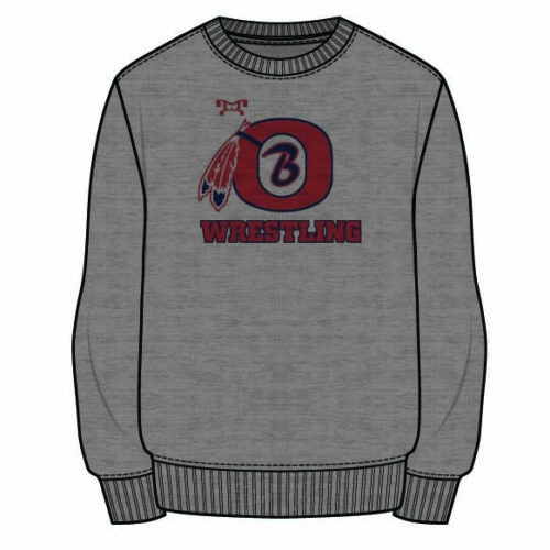 Octorara Sublimated Decal Grey Crewneck