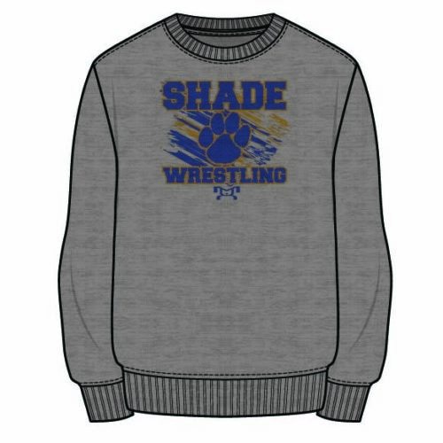 Maple Shade Sublimated Decal Grey Crewneck