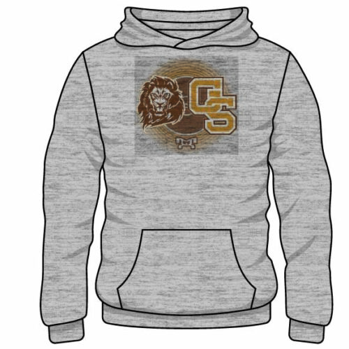 Greensburg Salem Junior Wrestling Sublimated Decal Grey Hoodie