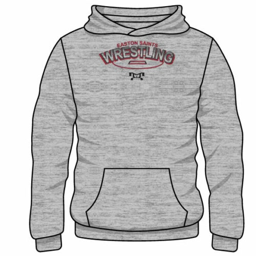 Easton Saints Custom Sublimated Decal Grey Hoodie