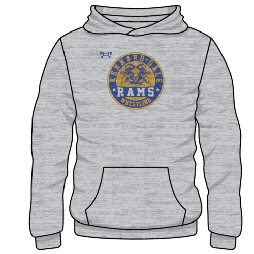 KENNARD-DALE Custom Sublimated Decal Grey Hoodie 2024