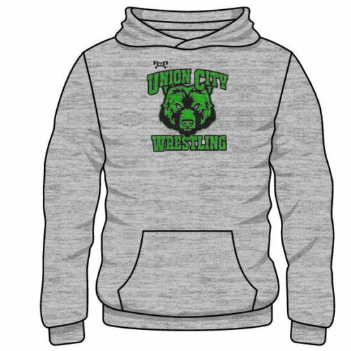 Union City  Custom Sublimated Decal Grey Hoodie