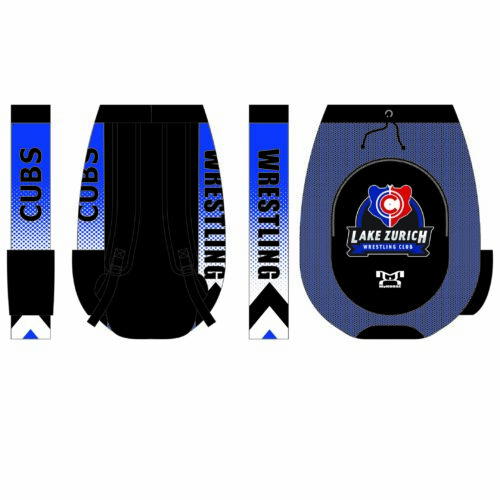Lake Zurich Wrestling Club Sublimated Custom Gear Bag