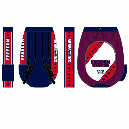 Freedom Wrestling Club Custom Sublimated Gear Bag