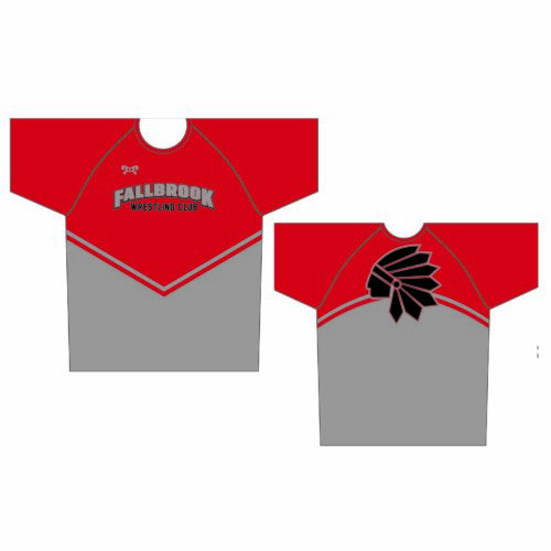 Fallbrook Wrestling Club Custom Sublimated Dri-Fit T-Shirt  2023