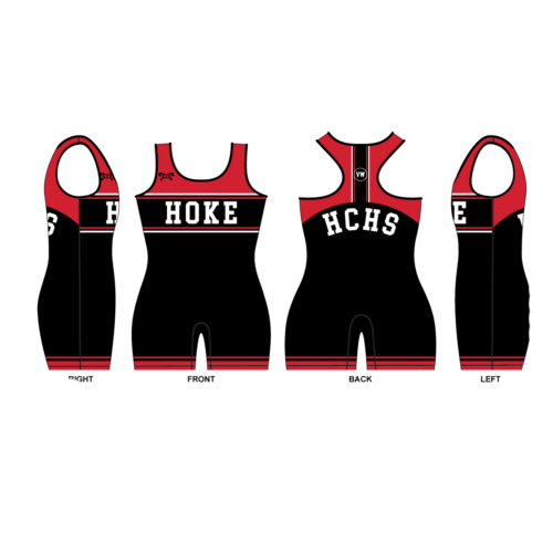 Bucks Wrestling Women's Black Custom Singlet