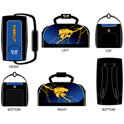 Humboldt Girls  Custom Conversion Duffel Bag