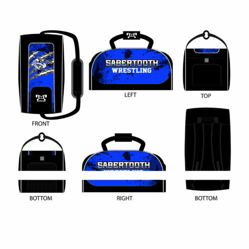 Sabertooth Wrestling Club Custom Conversion Duffel Bag