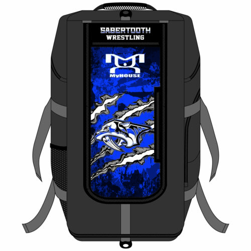 Sabertooth Wrestling Club Hybrid Gear Bag (THIS WILL SHIP IN 6-8 WEEKS)****
