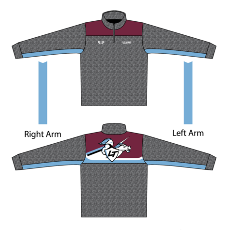 Loyalsock High School Heathered Quarter Zip  (Heathered fabric may vary in color & texture)