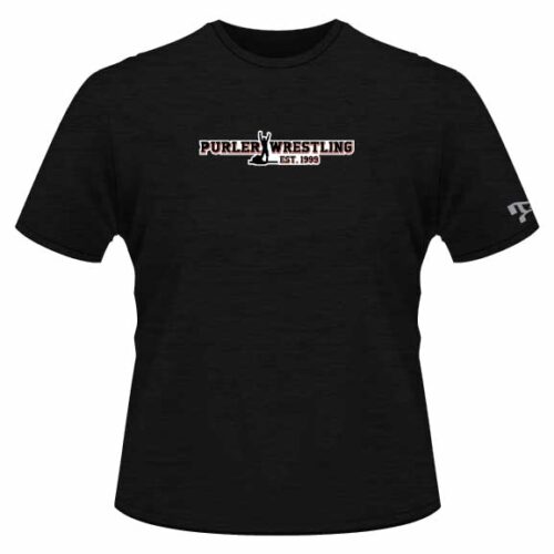Purler Wrestling Academy Custom Black T-Shirt
