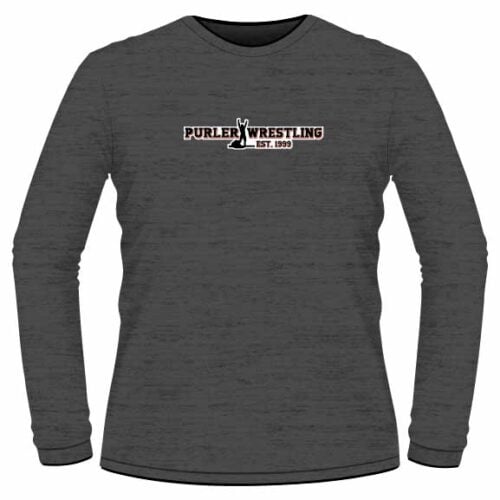 Purler Wrestling Academy Custom Heat Press Long Sleeve