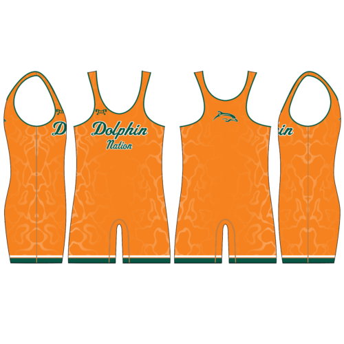Mosley High School  Men's Orange Singlet 2023