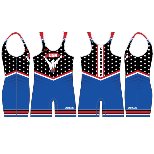 Ground Up Wrestling NEW 2023 Men’s Cut singlet