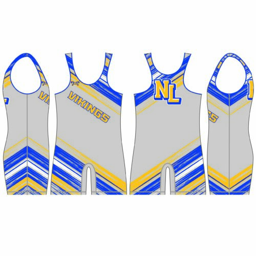Northern Lebanon Wrestling Men's Grey Singlet