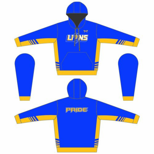 Chestnut Ridge Little Lions Wrestling Sublimated Hoodie