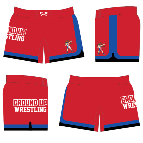 Ground Up Wrestling NEW WFN5317-Women’s Microstretch Fight Shorts