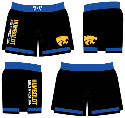 Humboldt Girls Women's Custom Micro Stretch Fight Shorts