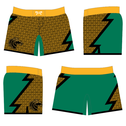 Colstrip Wrestling Club Custom Women Fight Shorts 2023