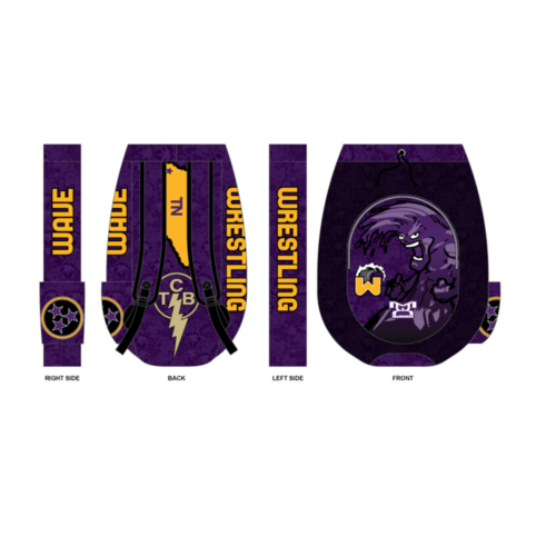 Wave Wrestling Club Sublimated Custom Gear Bag