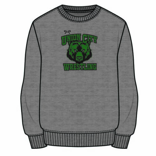 Union City  Sublimated Decal Grey Crewneck