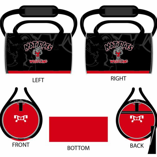 Mat Rats Wrestling  Custom Jr Duffel Bag