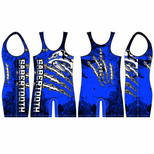 Sabertooth Wrestling Club Men's Singlet