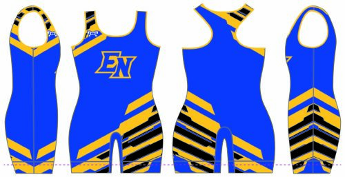 East Noble Women's Royal &Gold Singlet