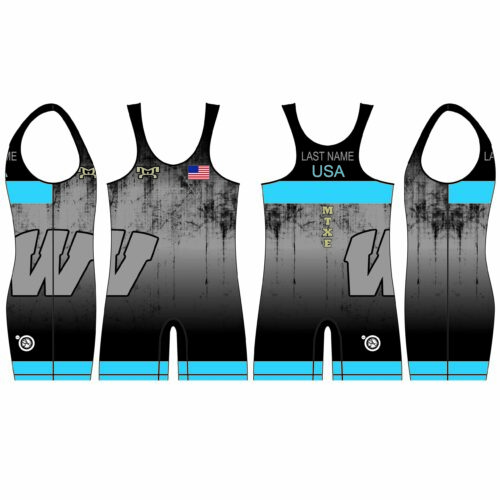 Warren Wrestling Academy BLUE Freestyle Singlet