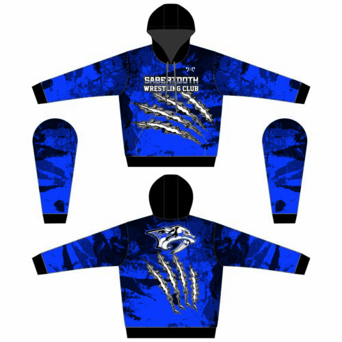 Sabertooth Wrestling Club Sublimated Hoodie
