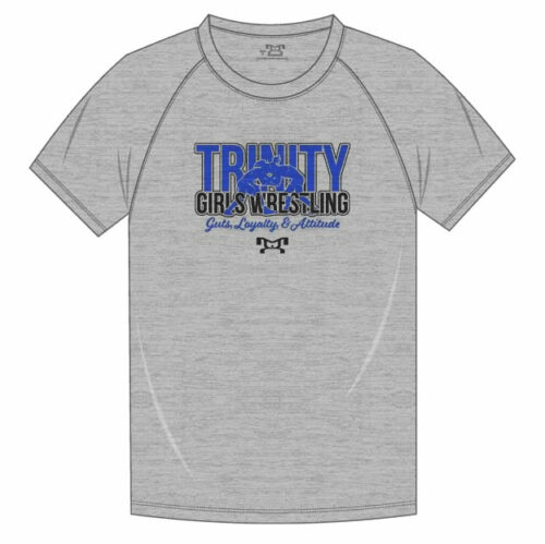 Trinity Women's Wrestling Custom Sublimated Decal T Shirt
