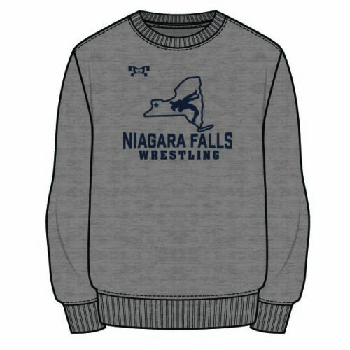 Niagara Falls Sublimated Decal Grey Crewneck
