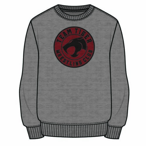 Team Tiger Wrestling Club Sublimated Decal Grey Crewneck