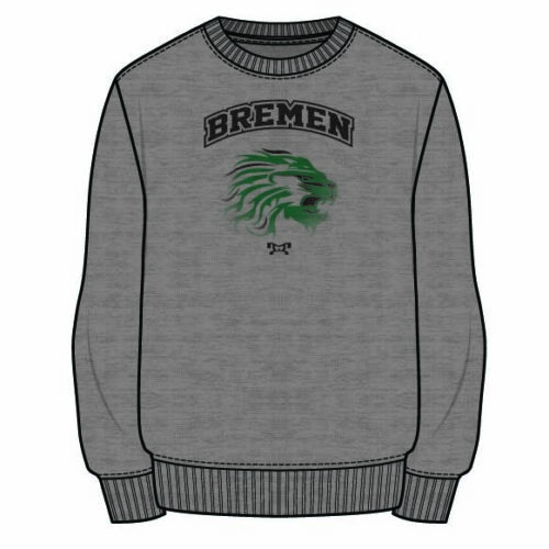 Bremen Sublimated Decal Grey Crewneck