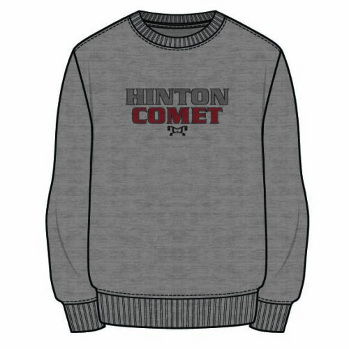 HINTON HS Sublimated Decal Grey Crewneck