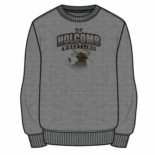 Holcomb HS Sublimated Decal Grey Crewneck