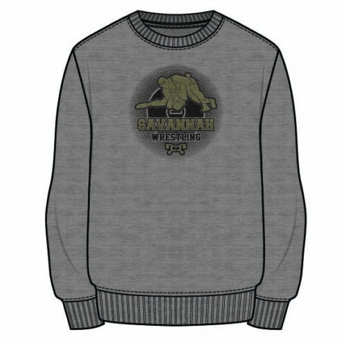 Savannah High School Sublimated Decal Grey Crewneck