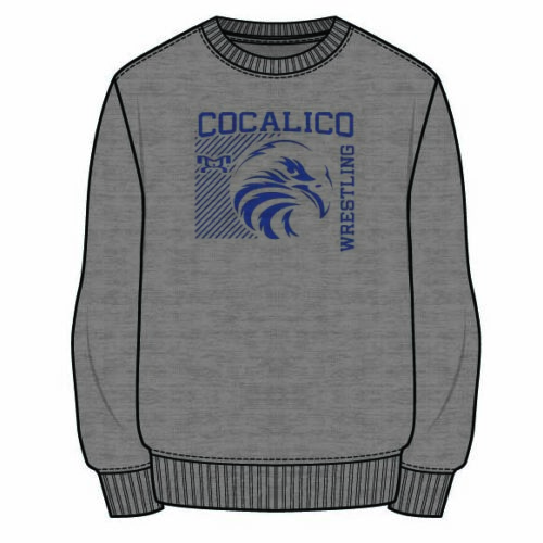 Cocalico HS  Sublimated Decal Grey Crewneck