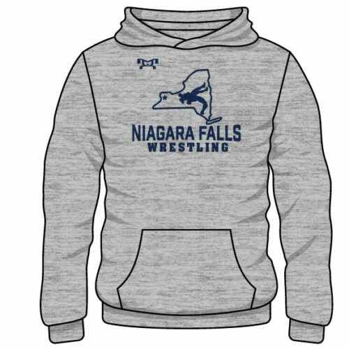 Niagara Falls Custom Sublimated Decal Grey Hoodie
