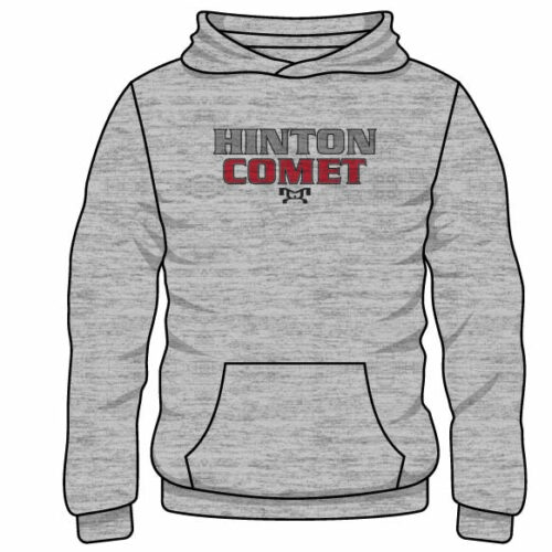 HINTON HS Custom Sublimated Decal Grey Hoodie