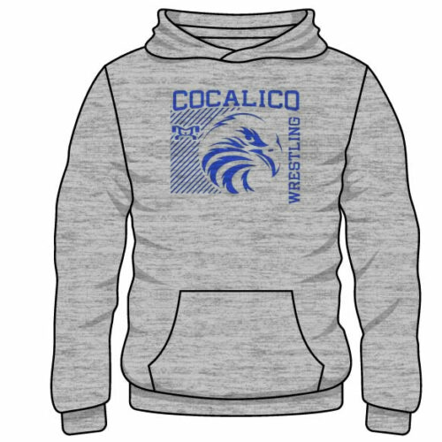 Cocalico HS Custom Sublimated Decal Grey Hoodie