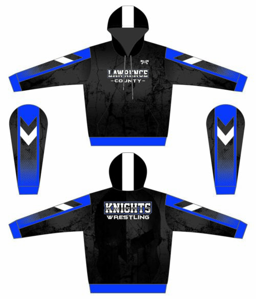 Lawrence County Wrestling  Sublimated Hoodie
