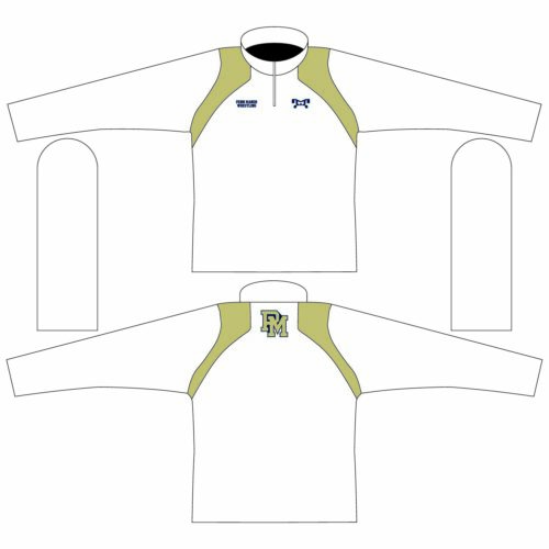 Penn Manor HS Men's White Quarter Zip