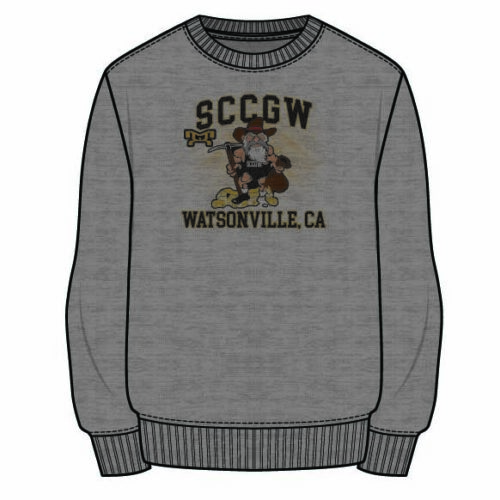 SCCGW Watsonville Sublimated Decal Grey Crewneck