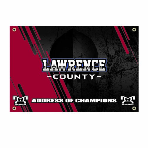 Lawrence County Wrestling Custom Team Banner