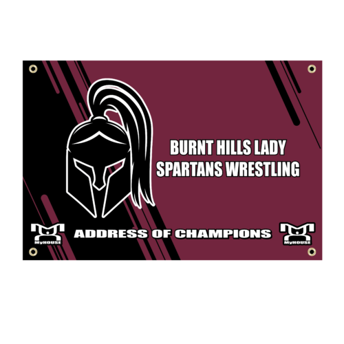 Burnt Hills Ballston Lake Women's Wrestling Custom Team Banner 2024