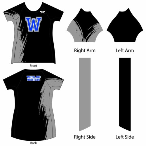Whiteland Wrestling Custom Womens Compression Shirt