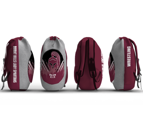 Burnt Hills Ballston Lake Women's Wrestling Custom Gear Bag 2024